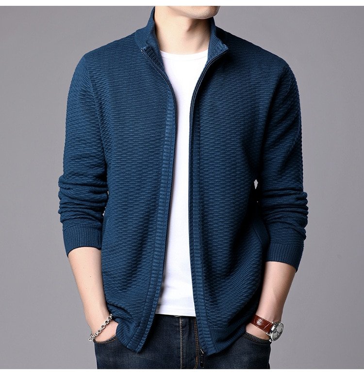 Comfortable Knitted Cardigan for Men