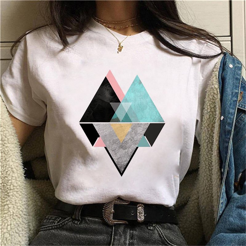 Women's Geometry Printed T-Shirt