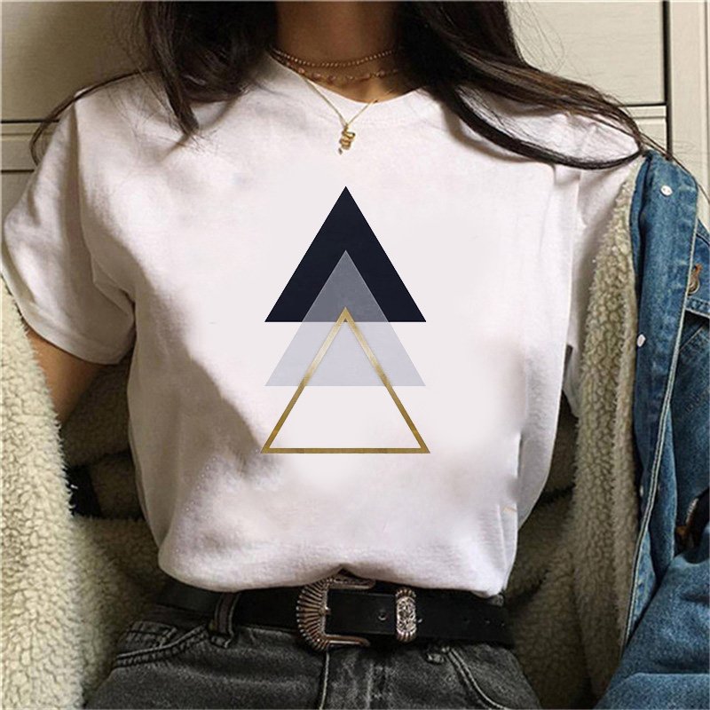 Women's Geometry Printed T-Shirt