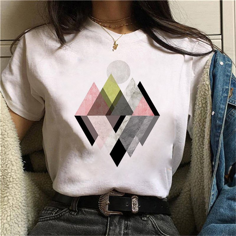 Women's Geometry Printed T-Shirt