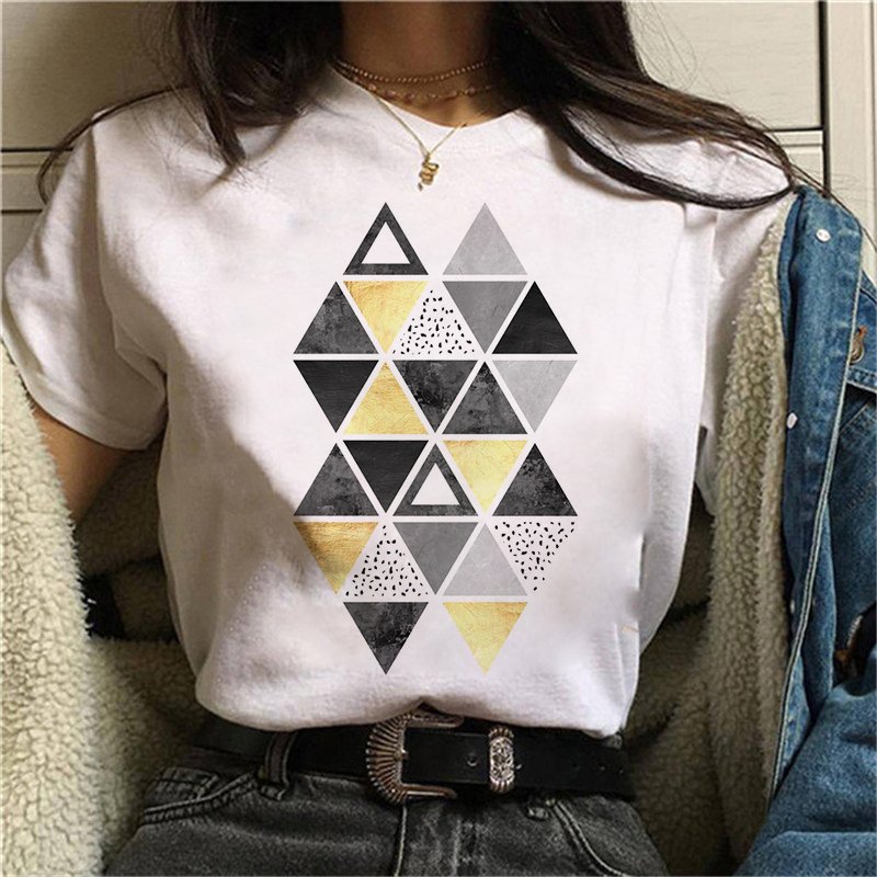 Women's Geometry Printed T-Shirt