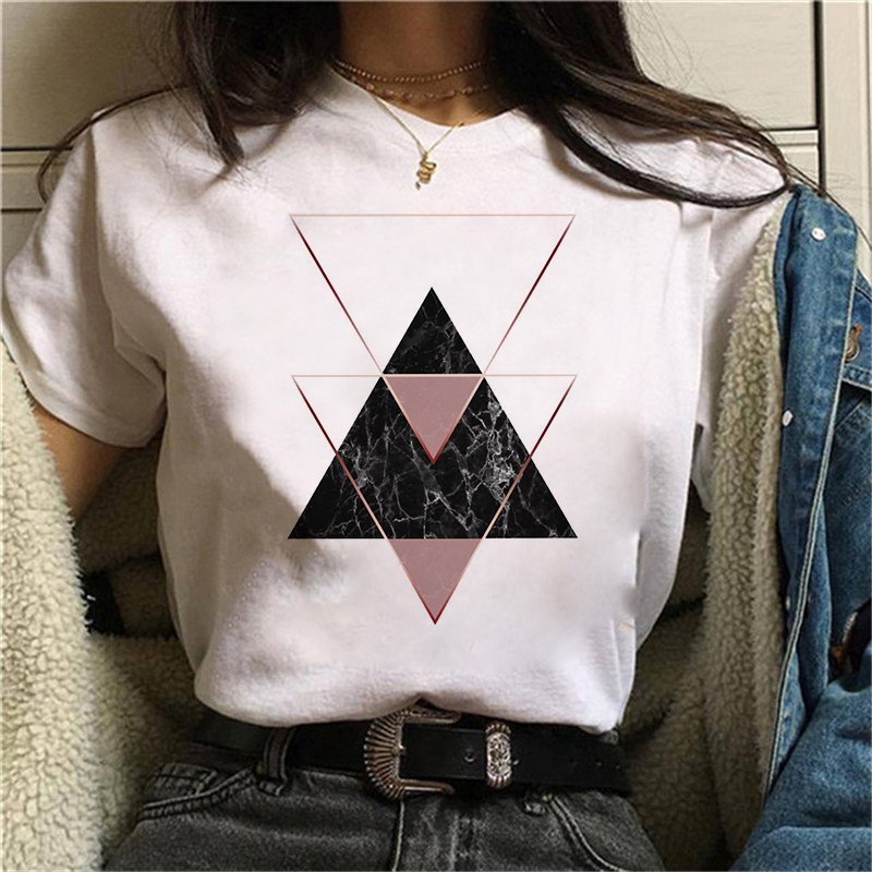 Women's Geometry Printed T-Shirt