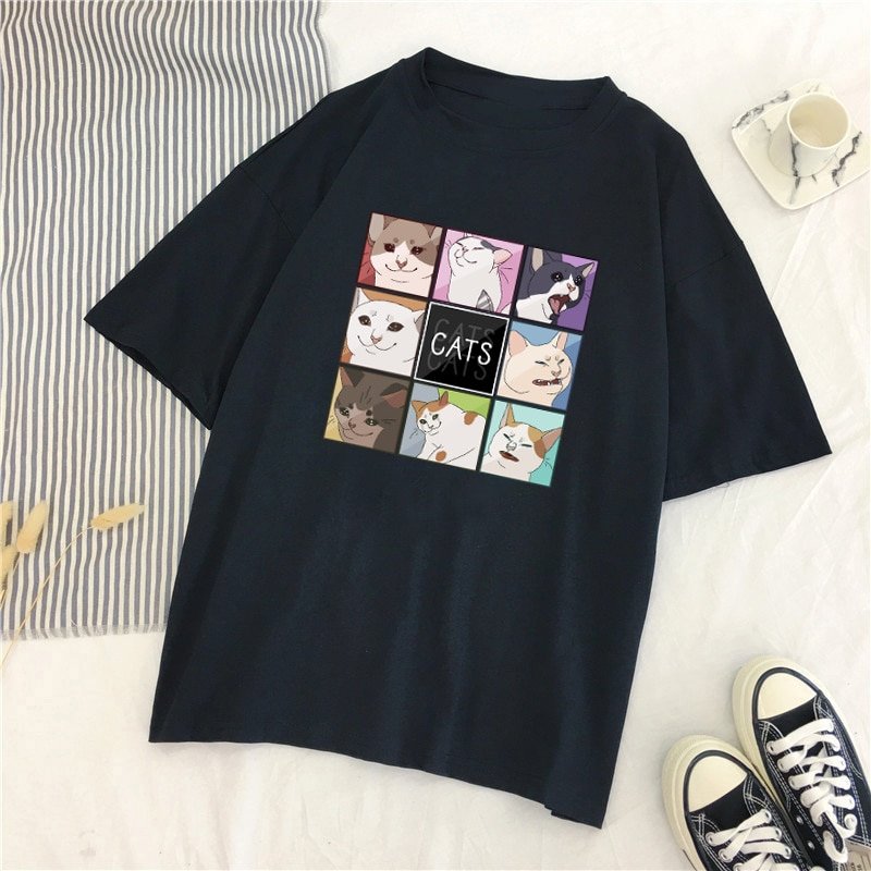 Loose Summer T-Shirt for Women Loose Summer T-Shirt for Women