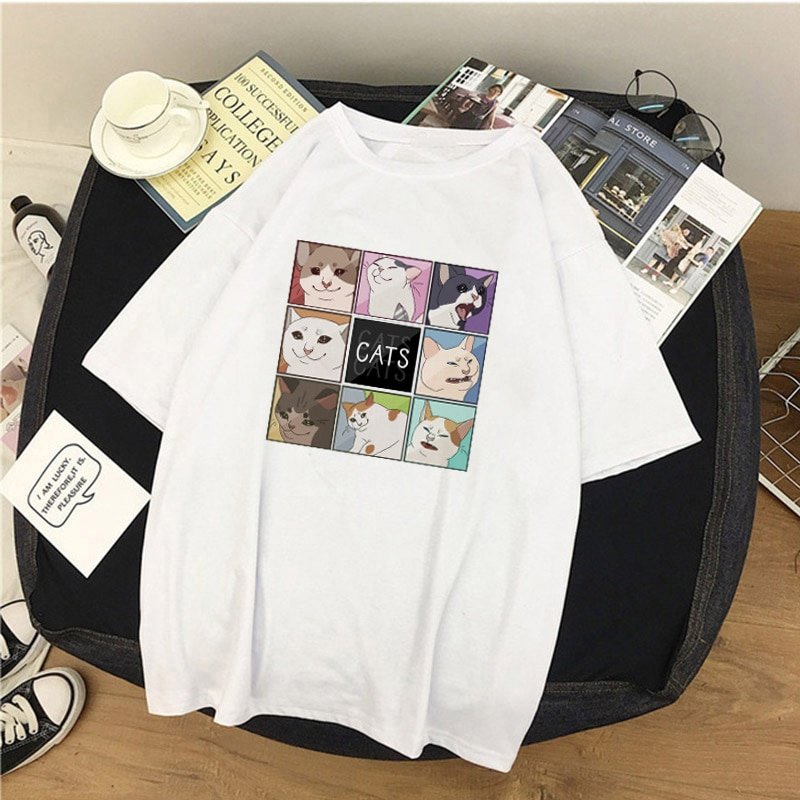 Loose Summer T-Shirt for Women Loose Summer T-Shirt for Women