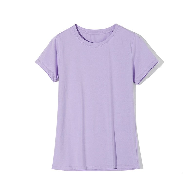 Elastic Plain Cotton T-Shirt for Women Elastic Plain Cotton T-Shirt for Women
