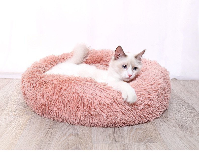Pet's Round Shaped Fluffy Bed Pet's Round Shaped Fluffy Bed