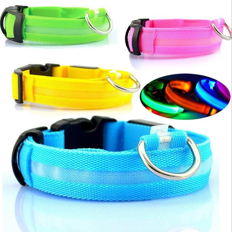 Dogs Nylon LED Collar