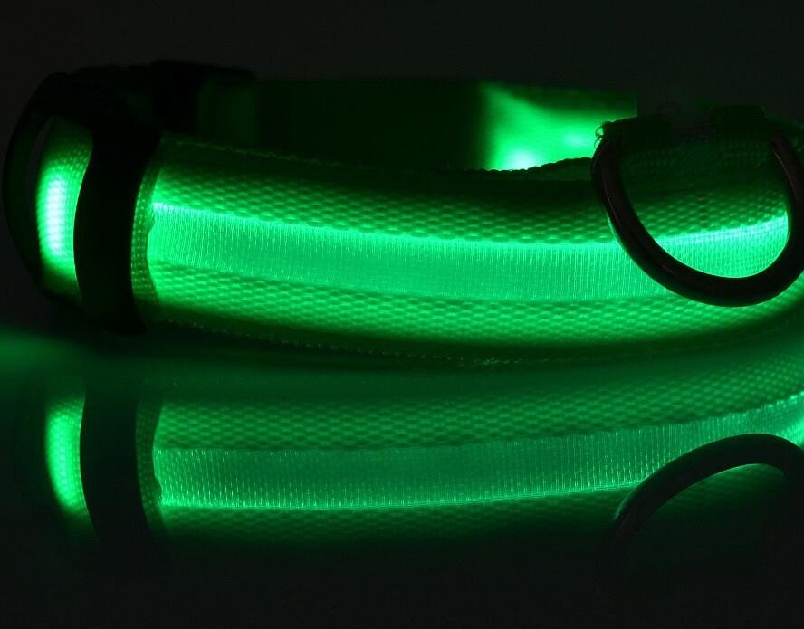 Dogs Nylon LED Collar