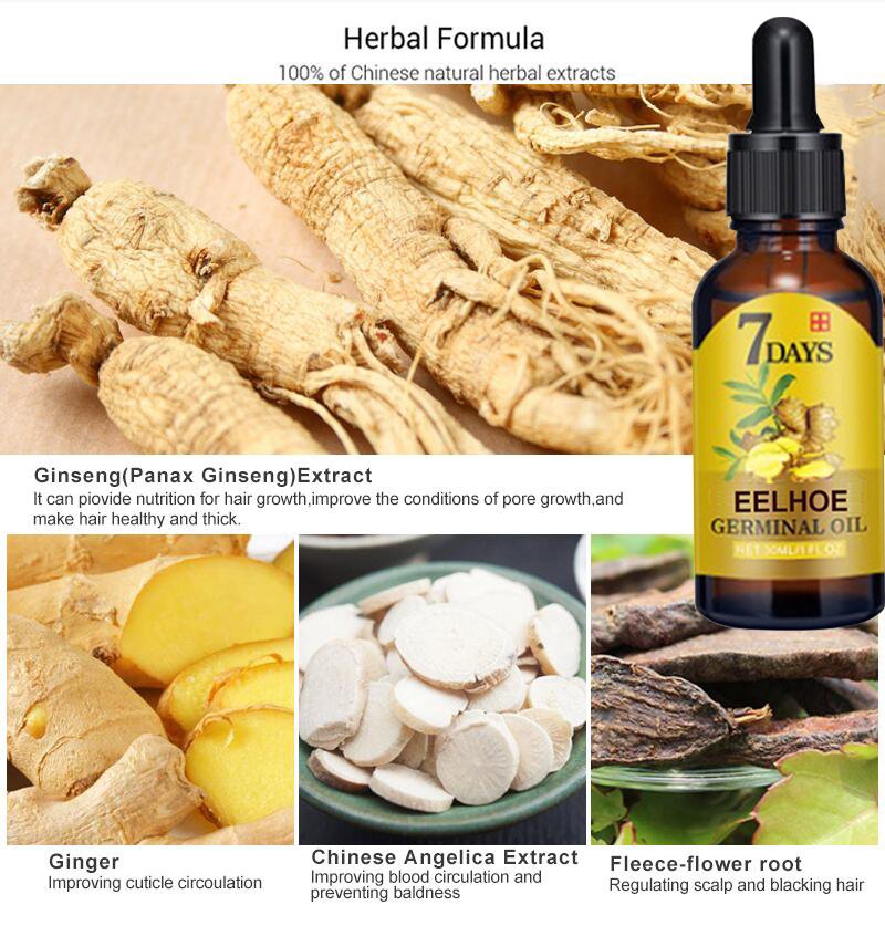 Ginger Essential Hair Growth Oil Liquid Anti Hair Loss Baldness Remedy Boost Grow Thicker Hair Care Scalp Treatment 40ml Ginger Essential Hair Growth Oil Liquid Anti Hair Loss Baldness Remedy Boost Grow Thicker Hair Care Scalp Treatment 40ml