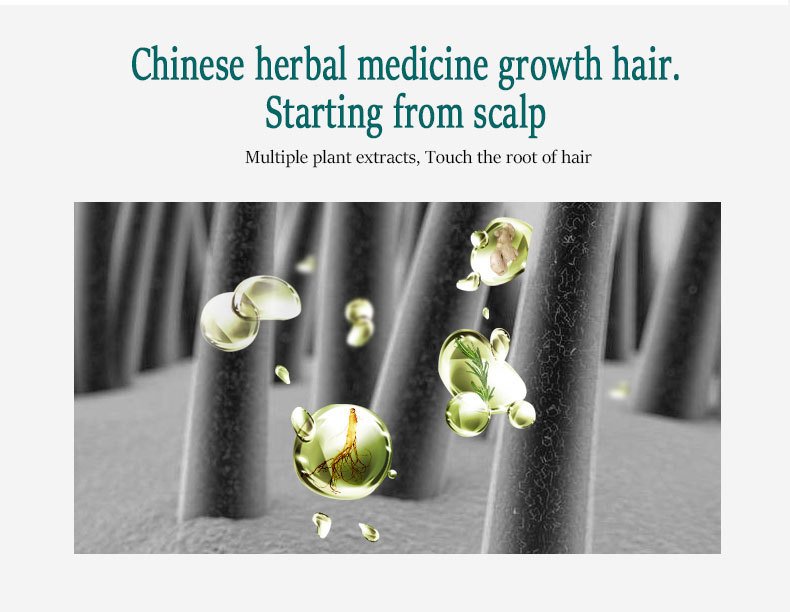 Ginger Hair Growth Essence Oils Products Anti Hair Loss Treatement Fast Growing Germinal Serum Prevent Scalp Damaged Men Women