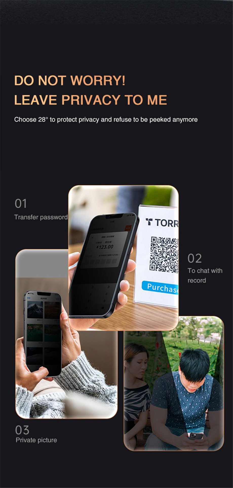 Full Cover Anti-Spy Screen Protector For iPhone 11 12 13 PRO MAX Privacy Glass For iPhone SE 3 7 8 Plus XS Max XR Tempered Glass Full Cover Anti-Spy Screen Protector For iPhone 11 12 13 PRO MAX Privacy Glass For iPhone SE 3 7 8 Plus XS Max XR Tempered Glass