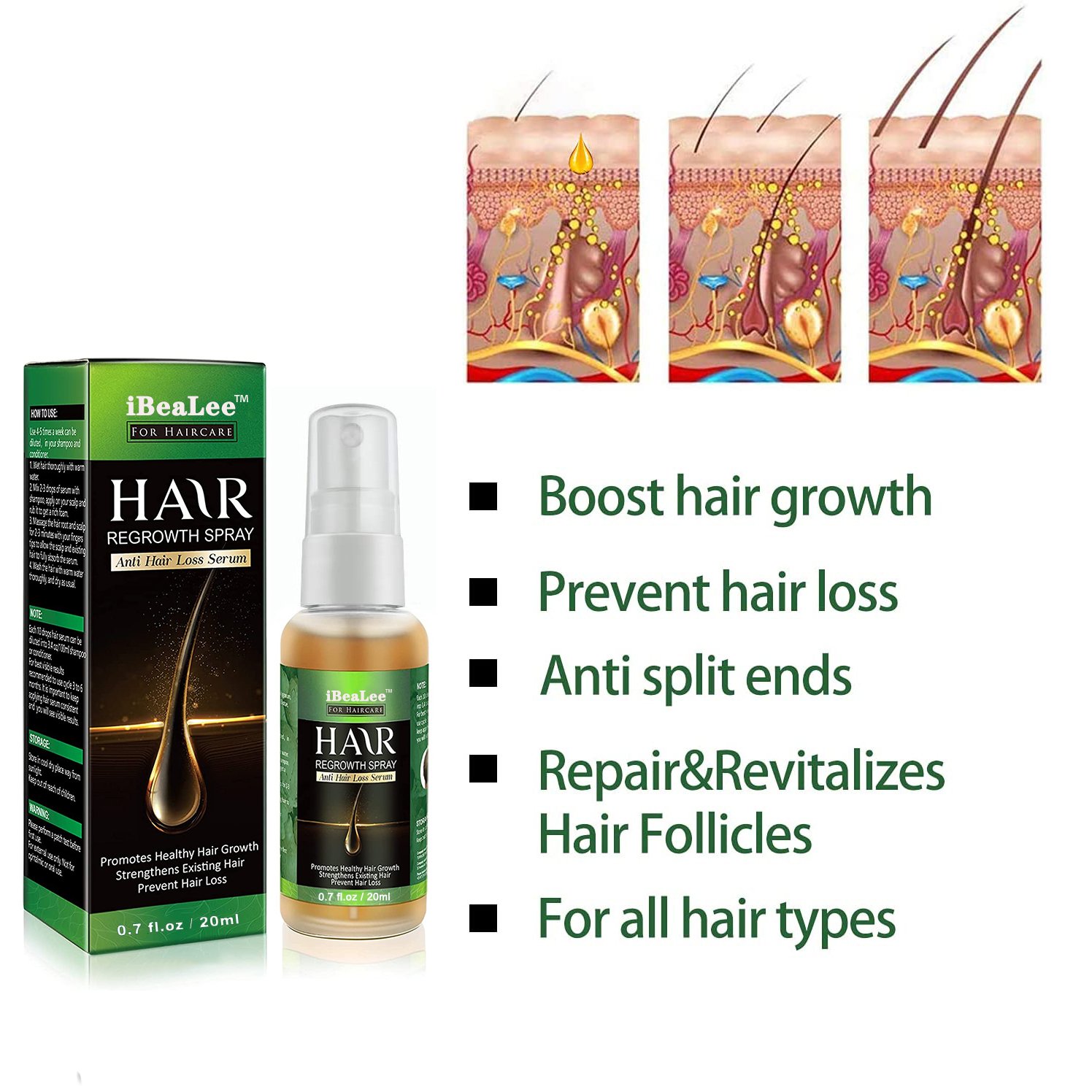 Hair Growth Products Ginger Essence Fast Regrowth Serum Beard Growth Oil Hair Loss Care Beauty Scalp Treatment For Men Women Hair Growth Products Ginger Essence Fast Regrowth Serum Beard Growth Oil Hair Loss Care Beauty Scalp Treatment For Men Women