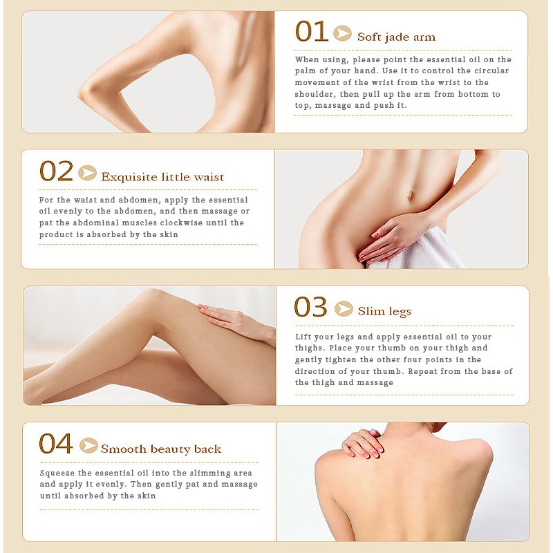 2022 Weight Loss Dissolve Fat Essential Oil for Whole Body Ginger Extract(10ml/20ml/30ml/50ml)