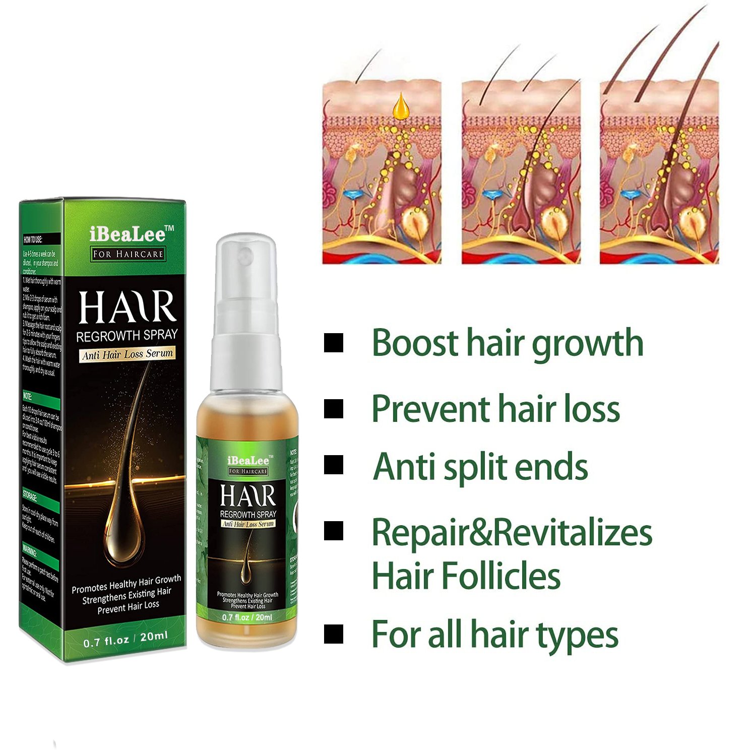 Hair Care Hair Growth Essential Oils Essence Original Authentic 100% Hair Loss Liquid Health Care Beauty Dense Hair Growth Serum Hair Care Hair Growth Essential Oils Essence Original Authentic 100% Hair Loss Liquid Health Care Beauty Dense Hair Growth Serum