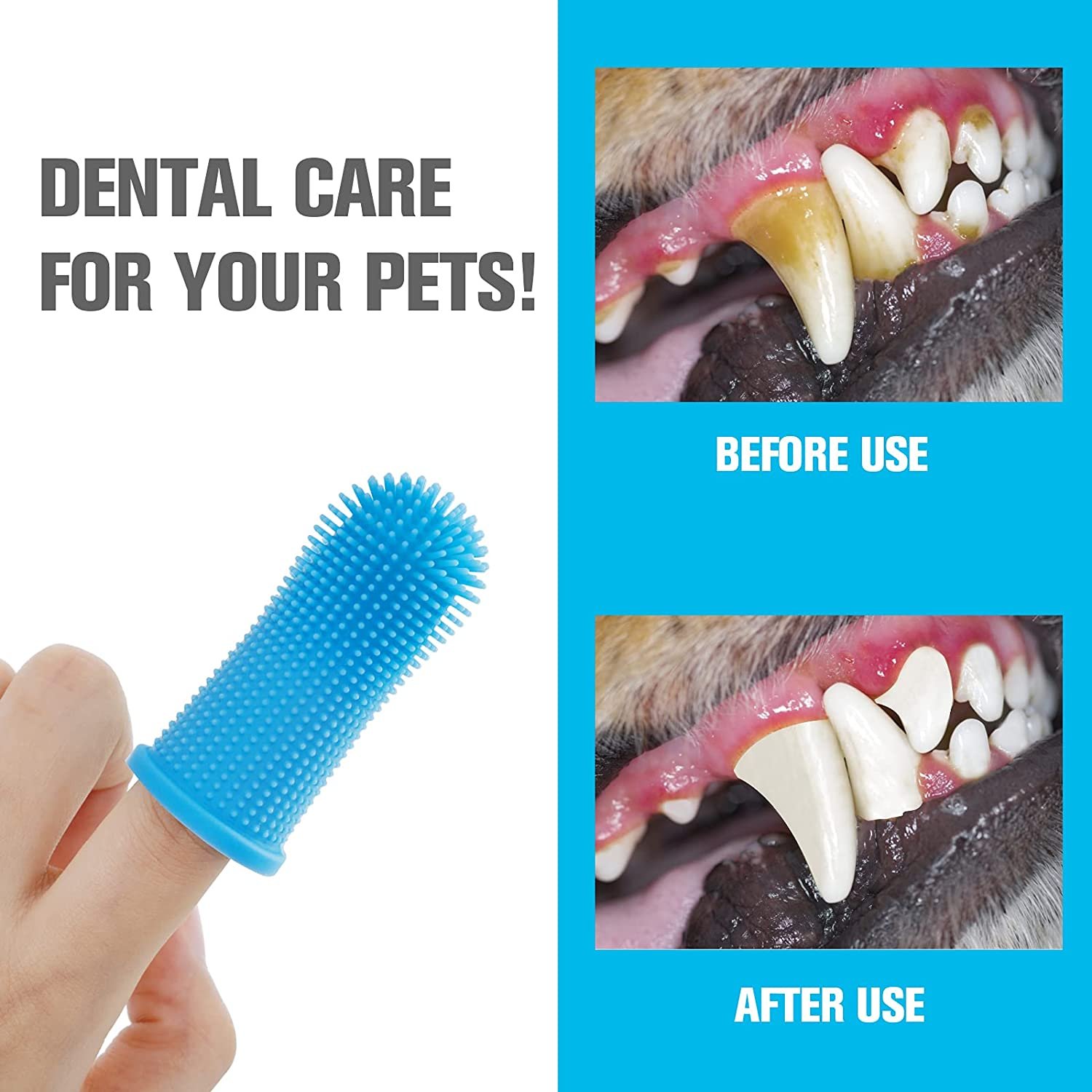 Dog Super Soft Pet Finger Toothbrush Teeth Cleaning Bad Breath Care Nontoxic Silicone Tooth Brush Tool Dog Cat Cleaning Supplies Dog Super Soft Pet Finger Toothbrush Teeth Cleaning Bad Breath Care Nontoxic Silicone Tooth Brush Tool Dog Cat Cleaning Supplies