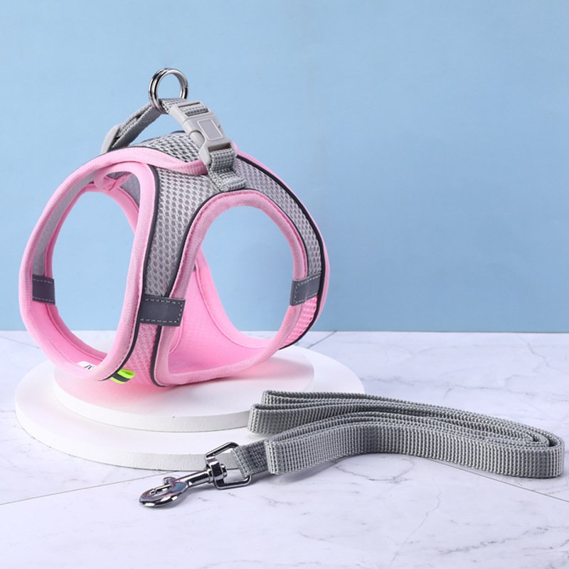 Dog Harness Vest with Leash For Small Dogs Adjustable Pet Chest Strap Dog Cat Collars Outdoor Walking Lead Leashes XXS-L Harness Dog Harness Vest with Leash For Small Dogs Adjustable Pet Chest Strap Dog Cat Collars Outdoor Walking Lead Leashes XXS-L Harness