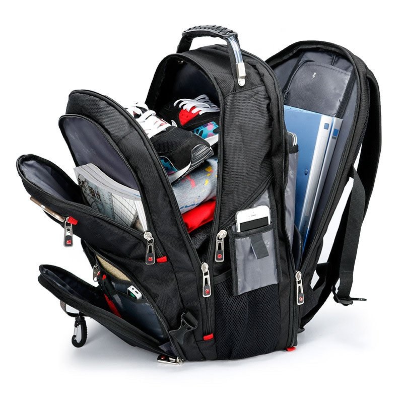 Men's Swiss Multifunctional Waterproof Laptop Backpack Men's Swiss Multifunctional Waterproof Laptop Backpack