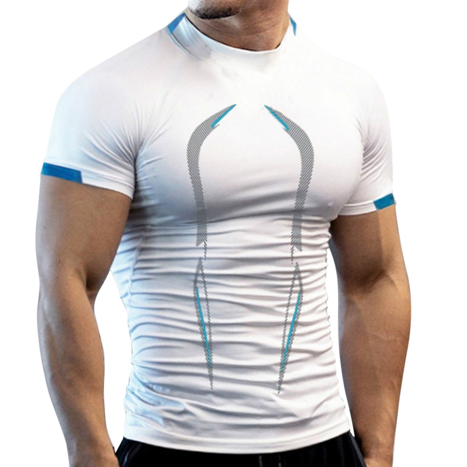 Summer Gym Shirt Sport T Shirt Men Quick Dry Running Shirt Men Workout Tees Fitness Tops Oversized Short Sleeve T-shirt Clothes Summer Gym Shirt Sport T Shirt Men Quick Dry Running Shirt Men Workout Tees Fitness Tops Oversized Short Sleeve T-shirt Clothes