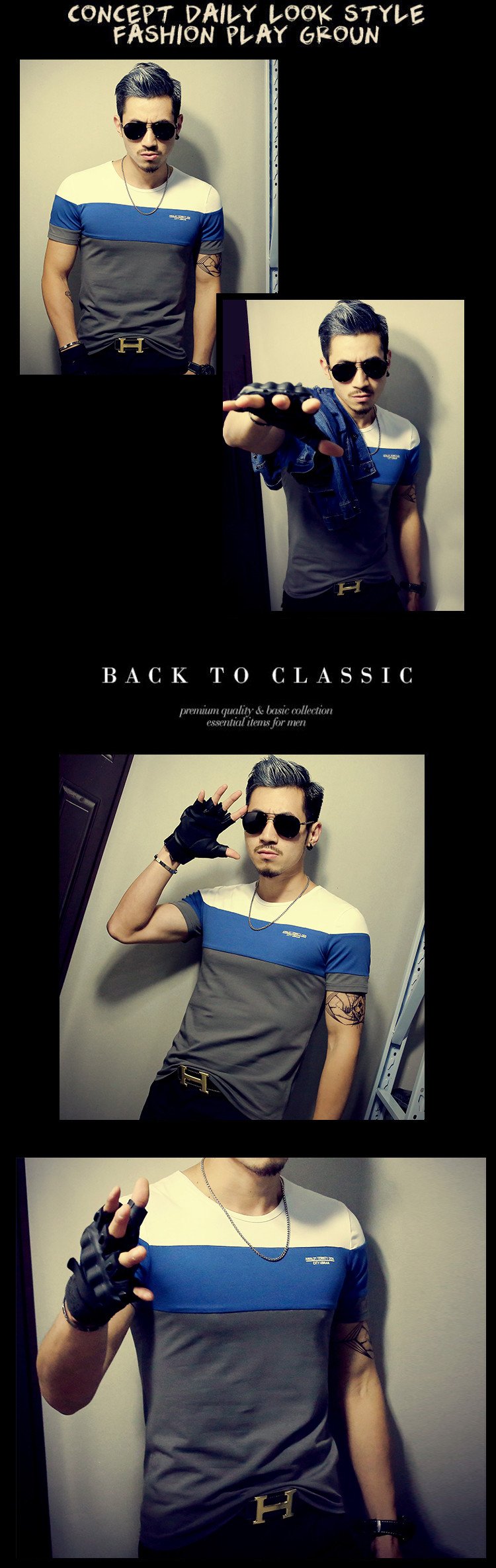 Summer Fashion Men's T Shirt Casual Patchwork Short Sleeve T Shirt Mens Clothing Trend Casual Slim Fit Hip-Hop Top Tees 5XL Summer Fashion Men's T Shirt Casual Patchwork Short Sleeve T Shirt Mens Clothing Trend Casual Slim Fit Hip-Hop Top Tees 5XL