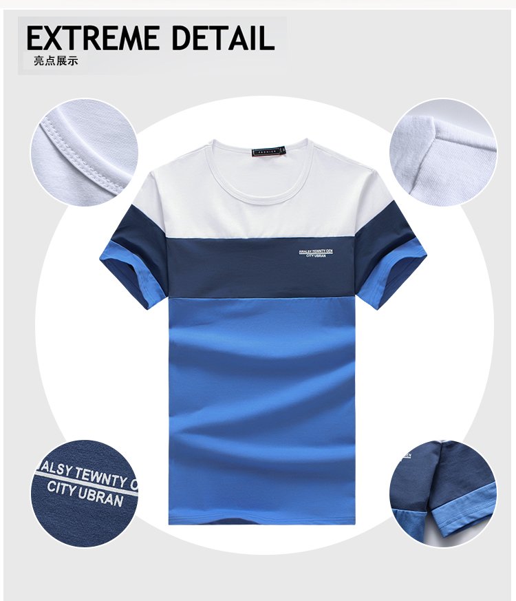 Summer Fashion Men's T Shirt Casual Patchwork Short Sleeve T Shirt Mens Clothing Trend Casual Slim Fit Hip-Hop Top Tees 5XL Summer Fashion Men's T Shirt Casual Patchwork Short Sleeve T Shirt Mens Clothing Trend Casual Slim Fit Hip-Hop Top Tees 5XL