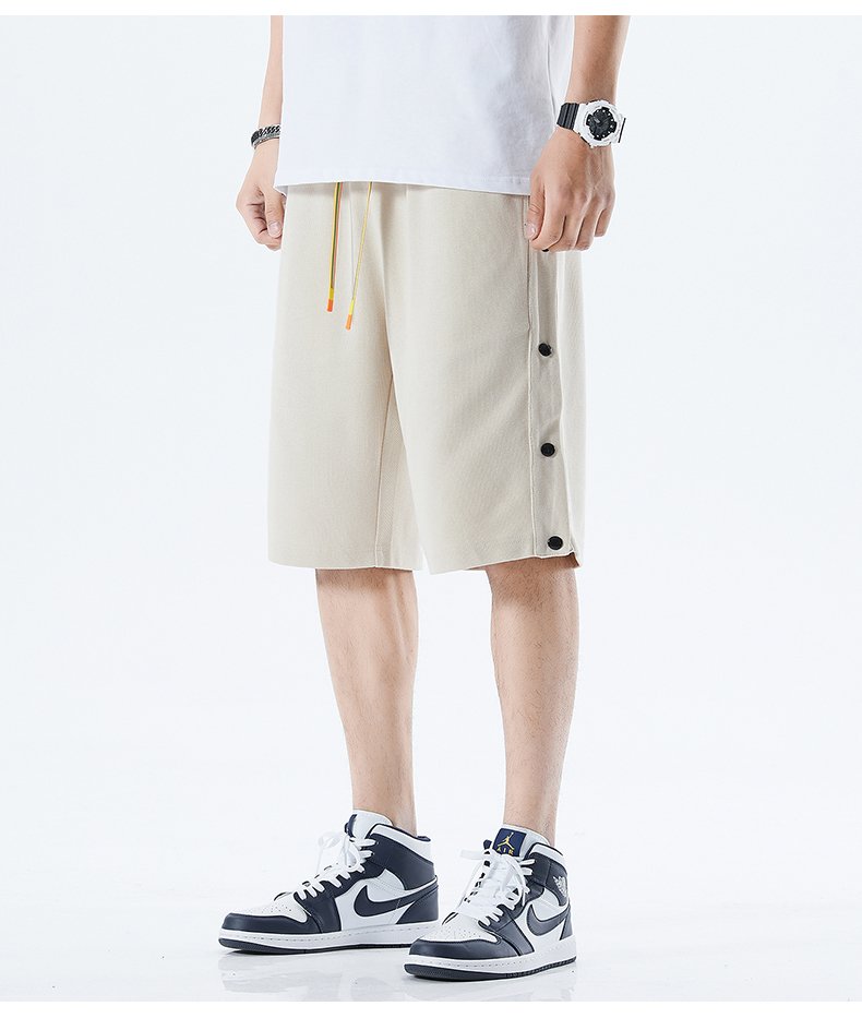Men's Casual Cotton Button Shorts