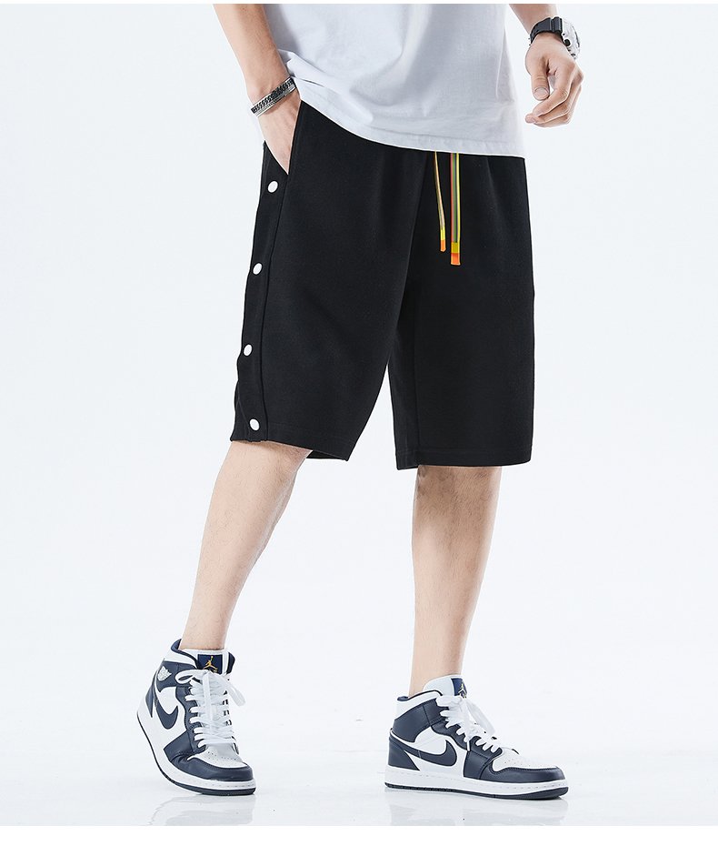 Men's Casual Cotton Button Shorts