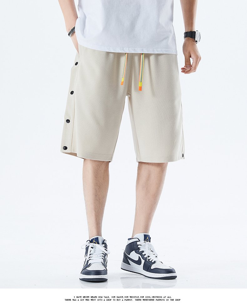 Men's Casual Cotton Button Shorts