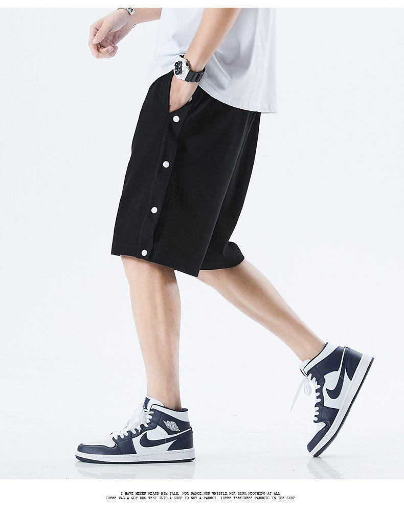 Men's Casual Cotton Button Shorts