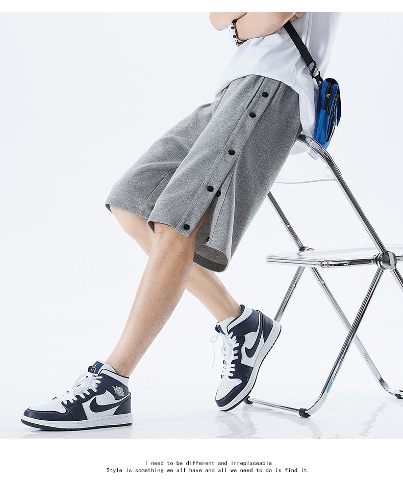 Men's Casual Cotton Button Shorts