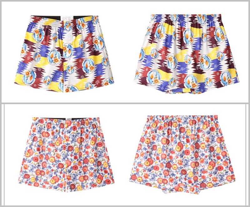 Men's Printed Underwear with Elastic Waistband Set 4 pcs Men's Printed Underwear with Elastic Waistband Set 4 pcs