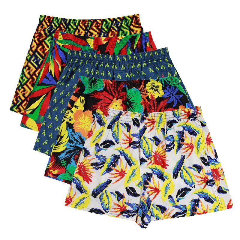 Men's Printed Underwear with Elastic Waistband Set 4 pcs Men's Printed Underwear with Elastic Waistband Set 4 pcs