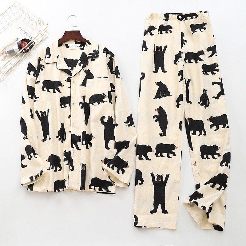 Kawaii Cotton Men's Pajamas Set Kawaii Cotton Men's Pajamas Set