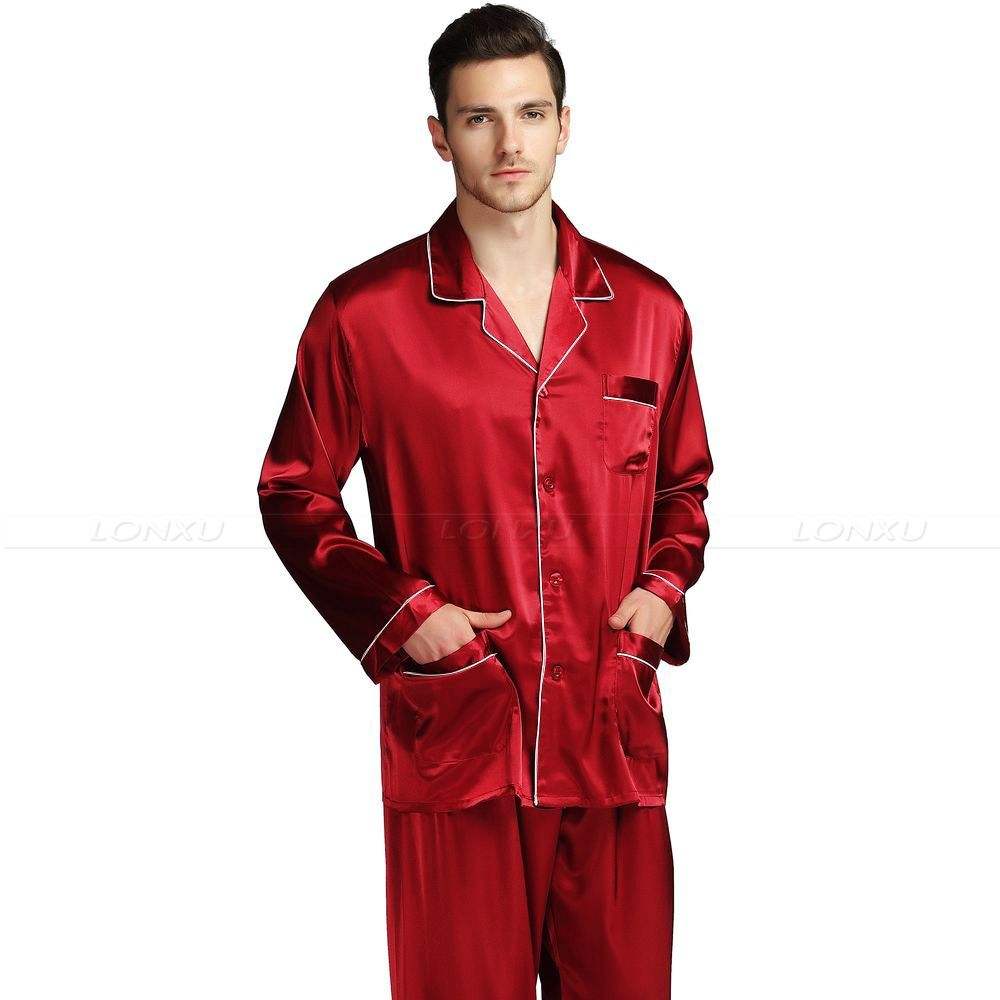Silk Pajama Set for Men Silk Pajama Set for Men