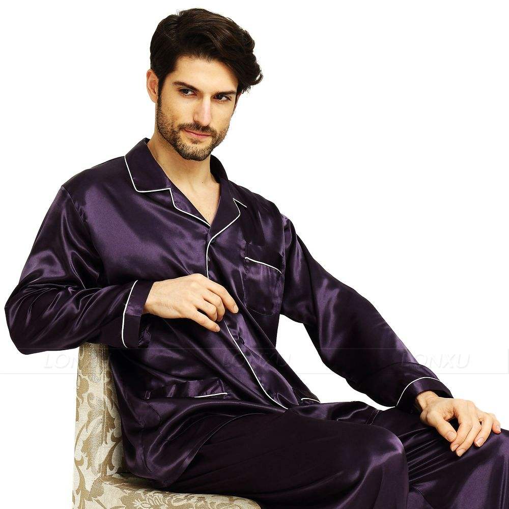 Silk Pajama Set for Men Silk Pajama Set for Men