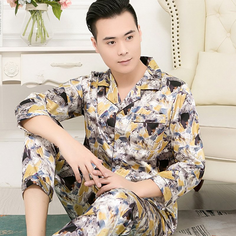 Long Sleeved Pajama Set for Men Long Sleeved Pajama Set for Men