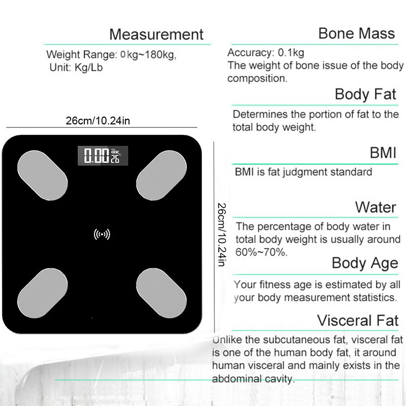 Smart BMI Bathroom Scale Smart BMI Bathroom Scale