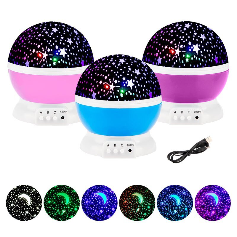 LED Starry Sky Rotating Night Light LED Starry Sky Rotating Night Light