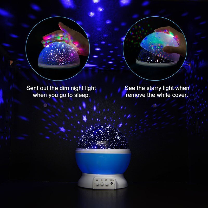 LED Starry Sky Rotating Night Light LED Starry Sky Rotating Night Light
