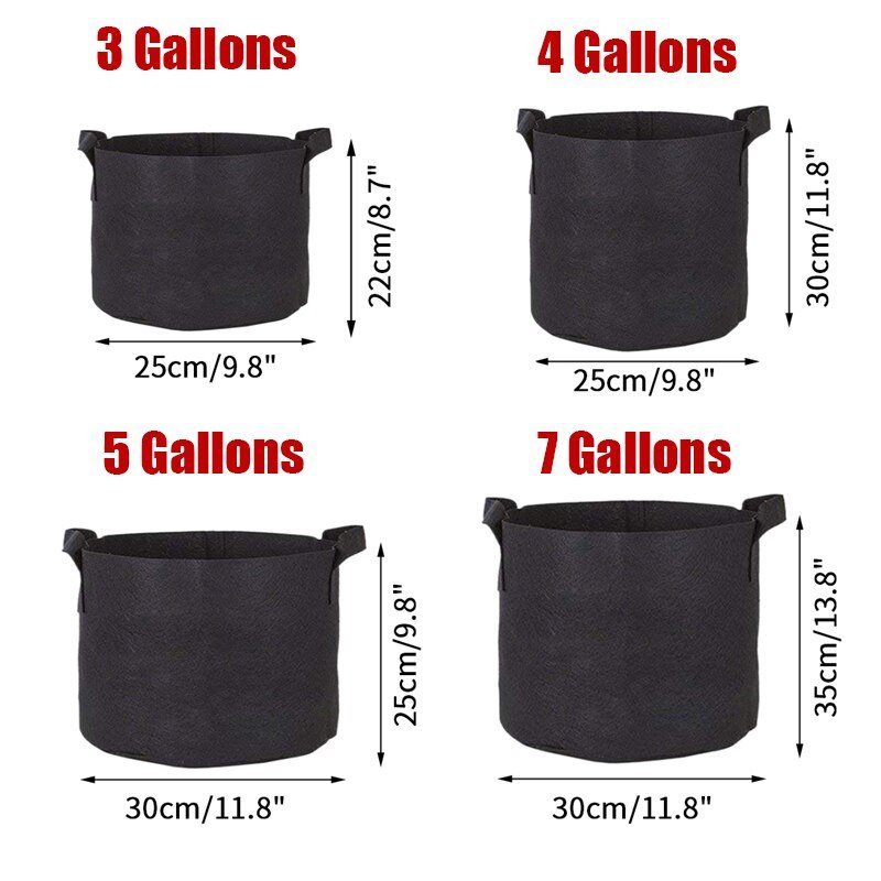 Set of Five Gardening Phat Sacks Set of Five Gardening Phat Sacks