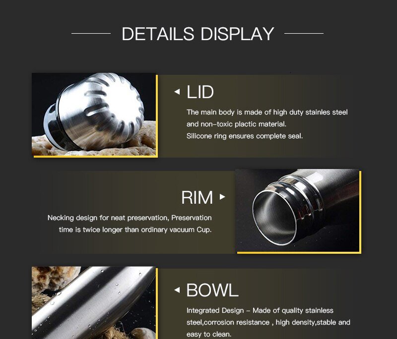 Double-Wall Insulated Steel Vacuum Flask Double-Wall Insulated Steel Vacuum Flask