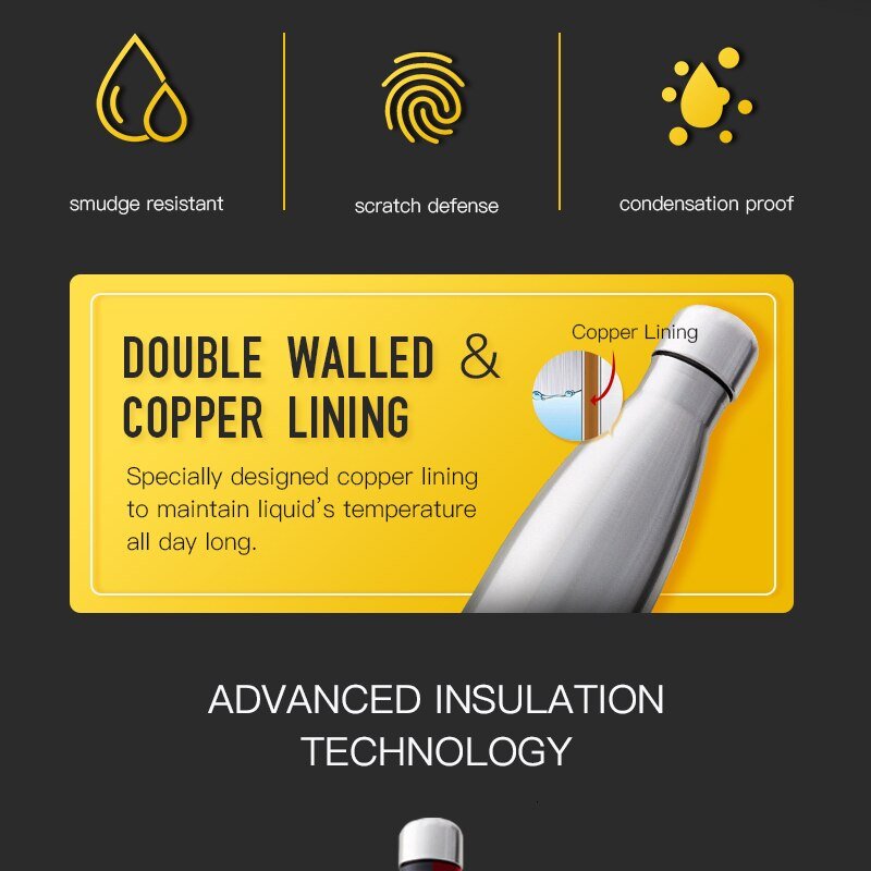 Double-Wall Insulated Steel Vacuum Flask Double-Wall Insulated Steel Vacuum Flask