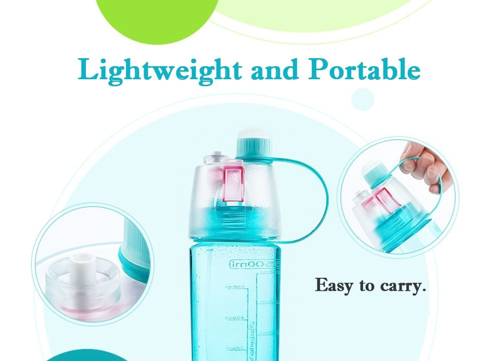 3 Colors Spray Sport Water Bottle 3 Colors Spray Sport Water Bottle
