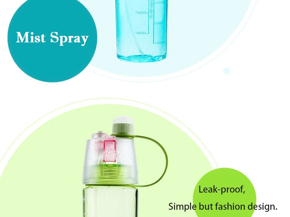 3 Colors Spray Sport Water Bottle 3 Colors Spray Sport Water Bottle