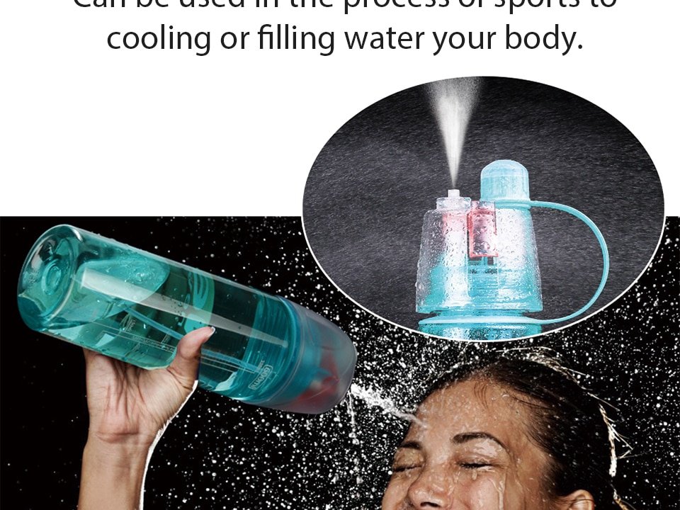 3 Colors Spray Sport Water Bottle 3 Colors Spray Sport Water Bottle