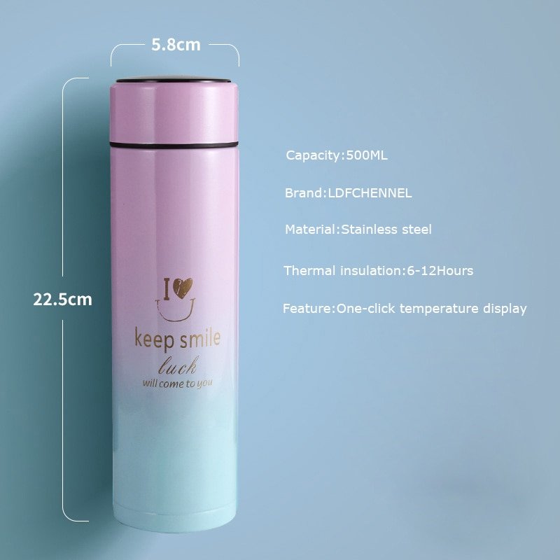 Smart Thermal Water Bottle with Digital Temperature Display Smart Thermal Water Bottle with Digital Temperature Display