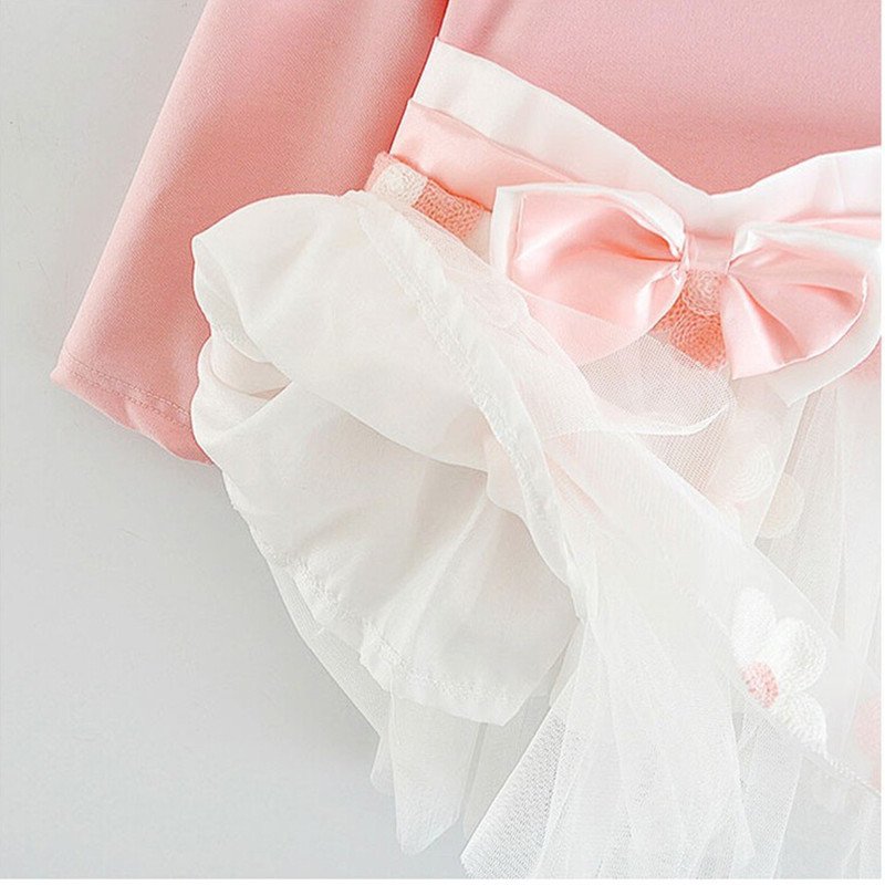 Floral Long Sleeved Baby Girl's Dress Floral Long Sleeved Baby Girl's Dress