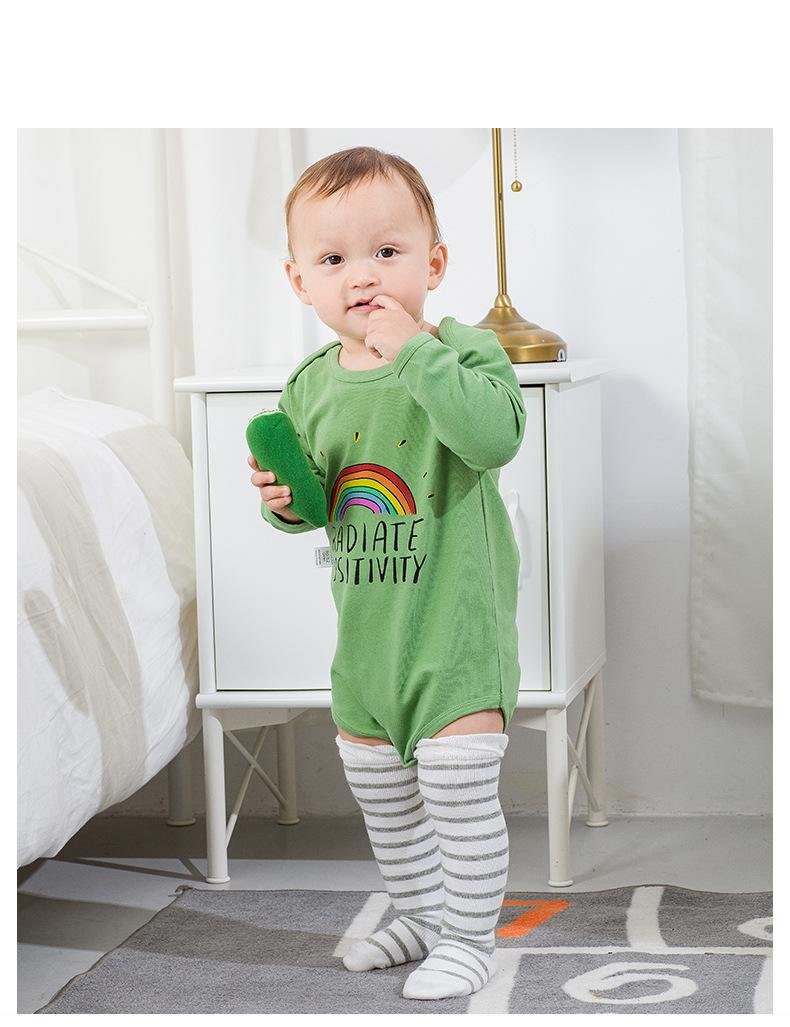 Newborn Baby's Cartoon Print Romper Newborn Baby's Cartoon Print Romper