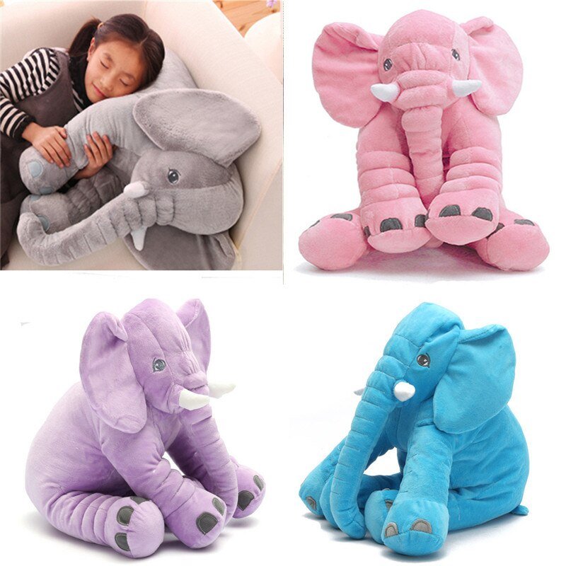 Elephant Shaped Soft Plush Pillows Elephant Shaped Soft Plush Pillows