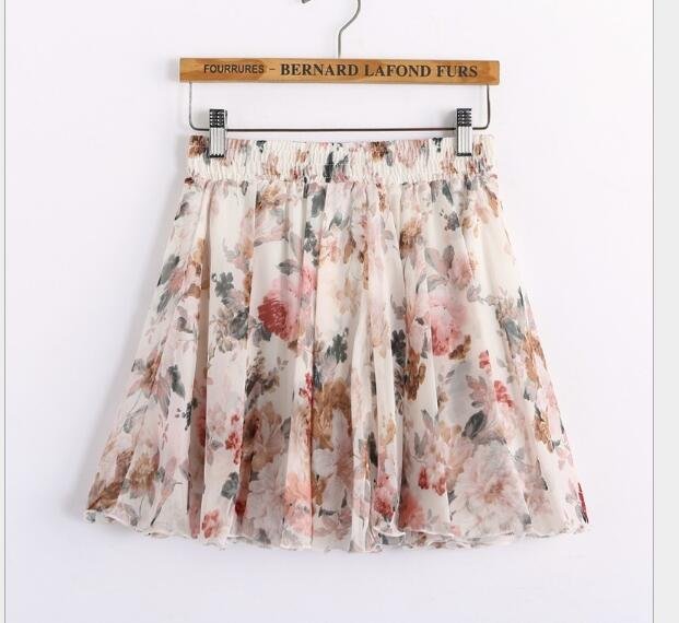 Floral Mini Skirt for Summer Floral Mini Skirt for Summer