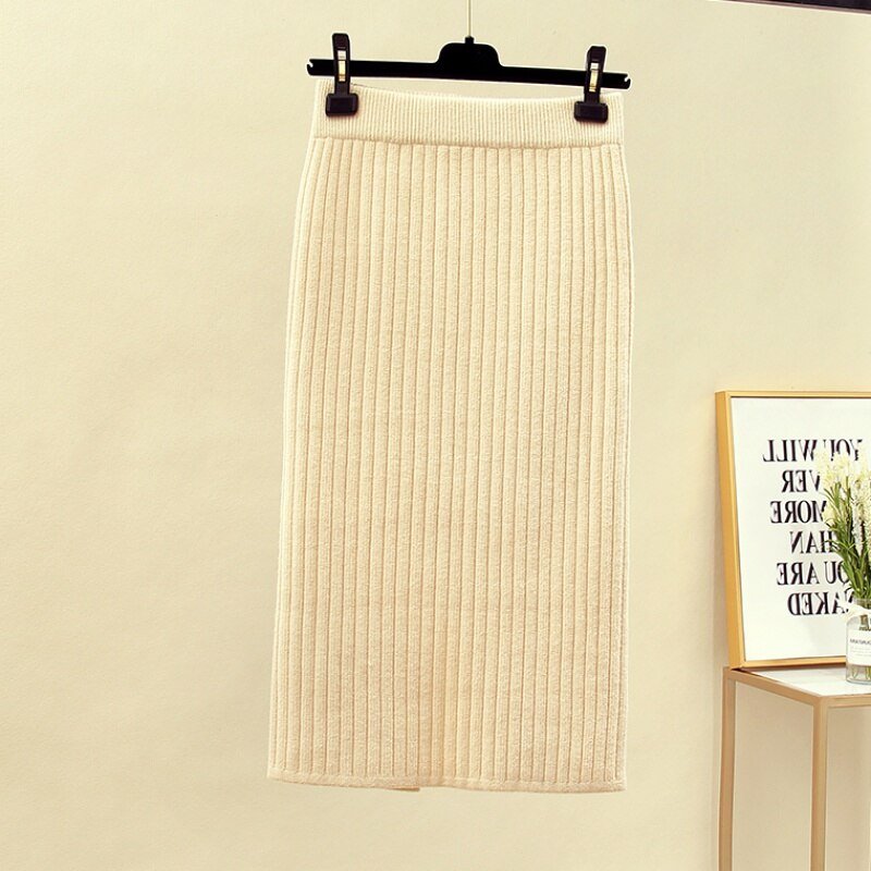 Women's Knitted Pencil Skirt Women's Knitted Pencil Skirt